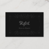 Franse Gothic Damask Stylist Visitekaartje (Voorkant)