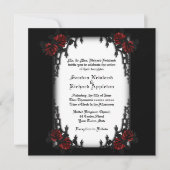 Franse Gothic Theme Weddenschap Kaart (Voorkant)