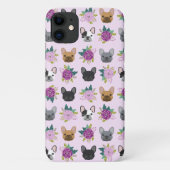 Franse goudlavenderfloralen Case-Mate iPhone case (Achterkant)