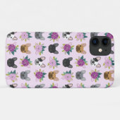 Franse goudlavenderfloralen Case-Mate iPhone case (Achterkant (horizontaal))