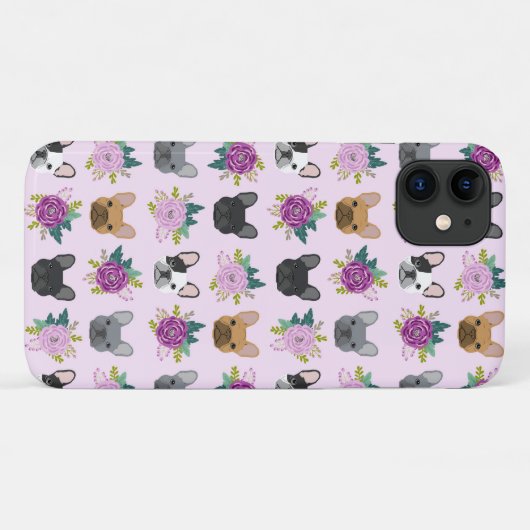 Franse goudlavenderfloralen Case-Mate iPhone case (Achterkant (horizontaal))
