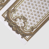 Franse goudmeubelen - ontvlechting van Lijst Tissuepapier (Detail)