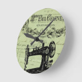  Franse grafische naaigmachine Ronde Klok (Hoek)