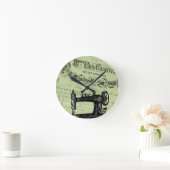  Franse grafische naaigmachine Ronde Klok (Huis)