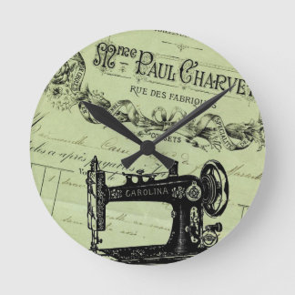  Franse grafische naaigmachine Ronde Klok