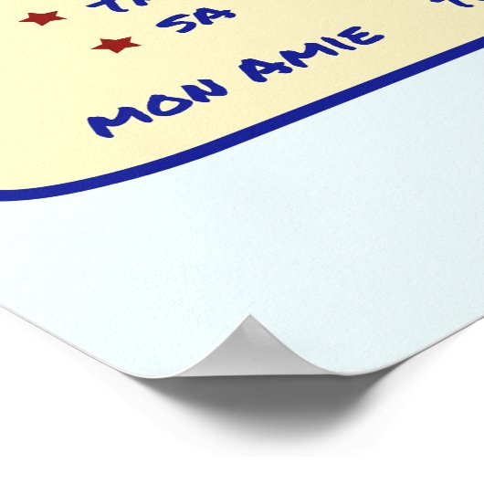 Franse Grammar Possessieve adjectieven Poster (Hoek)