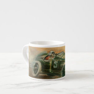Franse Grand Prix raceauto door Ethan Harper Espresso Kop