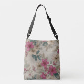 Franse Grijs Patroon  Crossbody Tas (Achterkant)