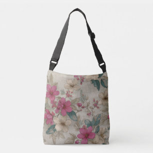 Franse Grijs Patroon  Crossbody Tas