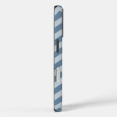 Franse grijze Marokkaanse Moods Chevrons met monog Case-Mate iPhone Case (Achterkant / Rechts)