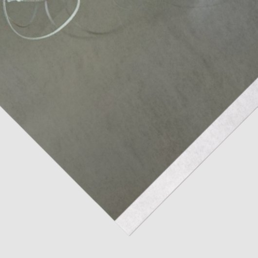 Franse grillige kat ontkoppeling tissuepapier (Detail)