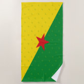 Franse Guiana Beach Towel Strandlaken (Voorkant)