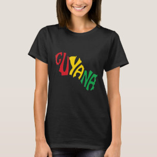 Franse Guyana Department 973 Antilles Overseas Guy T-shirt