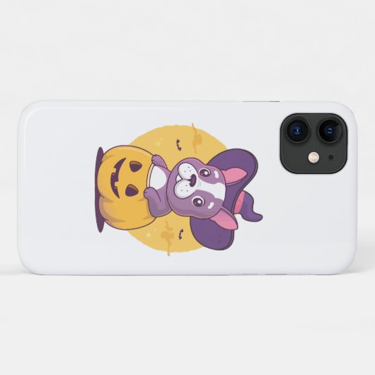 Franse Halloween Case-Mate iPhone Case (Achterkant (horizontaal))