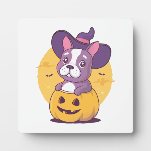 Franse Halloween Fotoplaat (Voorkant)