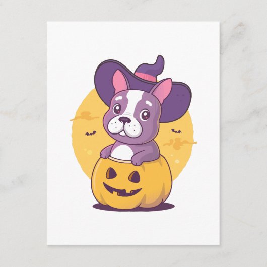 Franse Halloween Informatiekaartje (Voorkant)