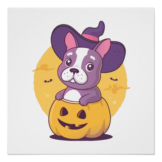 Franse Halloween Perfect Poster (Voorkant)