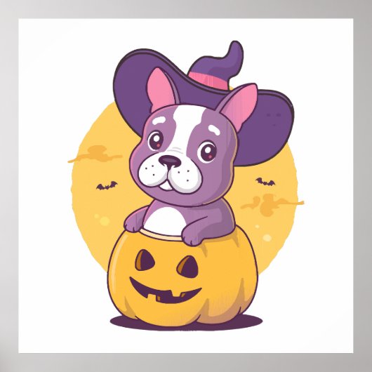 Franse Halloween Poster (Voorkant)