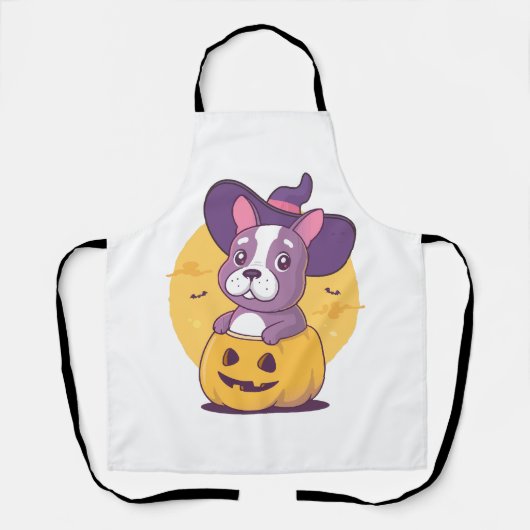 Franse Halloween Schort (Voorkant)