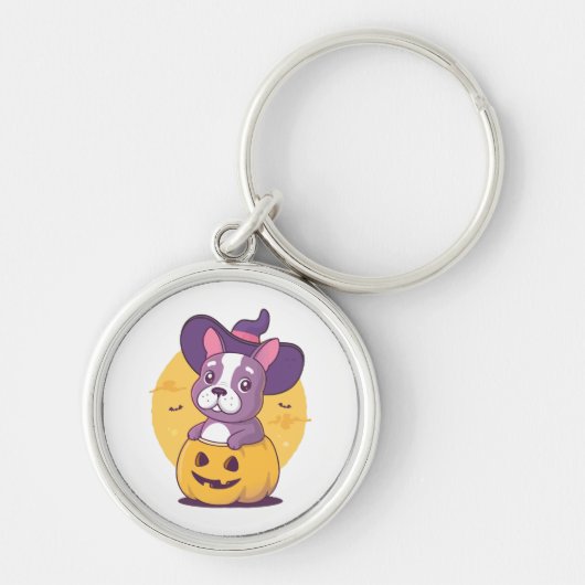 Franse Halloween Sleutelhanger (Voorkant)