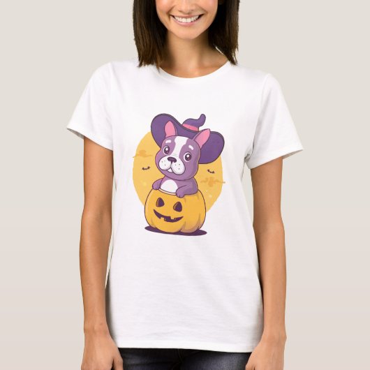 Franse Halloween T-shirt (Voorkant)