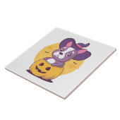 Franse Halloween Tegeltje (Zijkant)