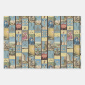 Franse Hand getrokken Tarot Kaart Pattern Inpakpapier Vel (Voorkant 2)