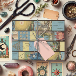  Franse Hand getrokken Tarot Kaart Pattern Inpakpapier Vel
