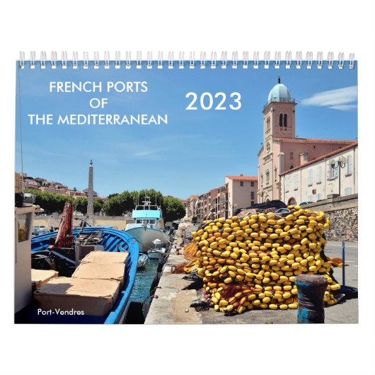 Franse havens van de mediterrane kalender (Hoes)