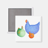 Franse hennen magneet (Voorkant / Achterkant)