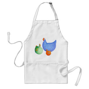 Franse Hens Apron Standaard Schort