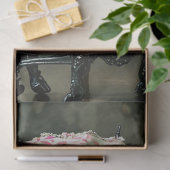 Franse hertogin Yorkshire Terrier decoupage Tissuepapier (Geschenk)