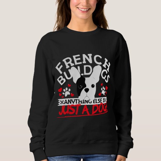 Franse hond Else is gewoon een hond Trui (Voorkant)