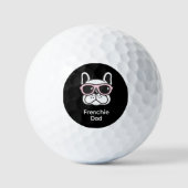 Franse hond Franse buldog Vaderdag Golfballen (Voorkant)