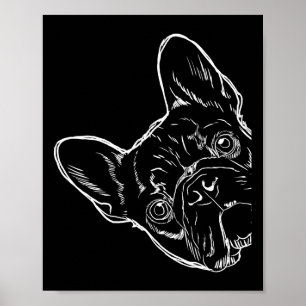 Franse hond Franse Bulldog 1 Poster