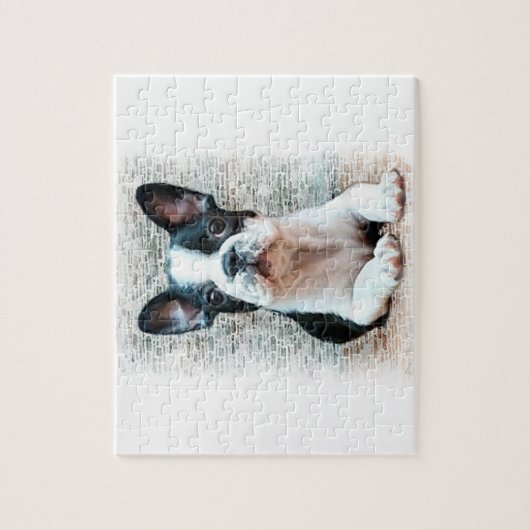 Franse hond legpuzzel (Verticaal)