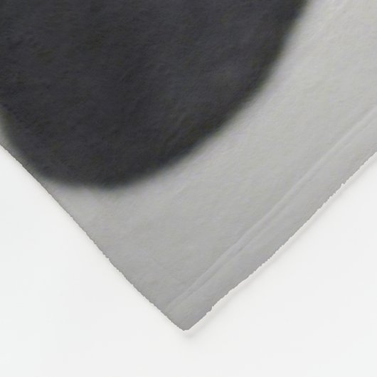 Franse hond met bril en Stropdas Fleece Deken (Hoek)