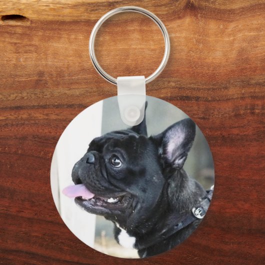 Franse hond sleutelhanger (Voorkant)