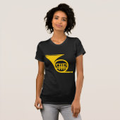 Franse Hoorn - Amber T-shirt (Voorkant volledig)
