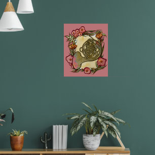 Franse Hoorn Band Kamp Kunst Hoorns Band leraar Poster