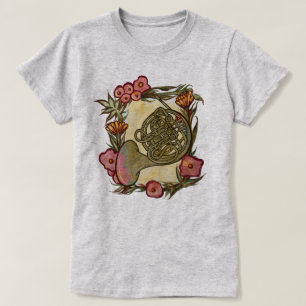 Franse Hoorn Band Kamp Kunst Hoorns Banddocent T-shirt
