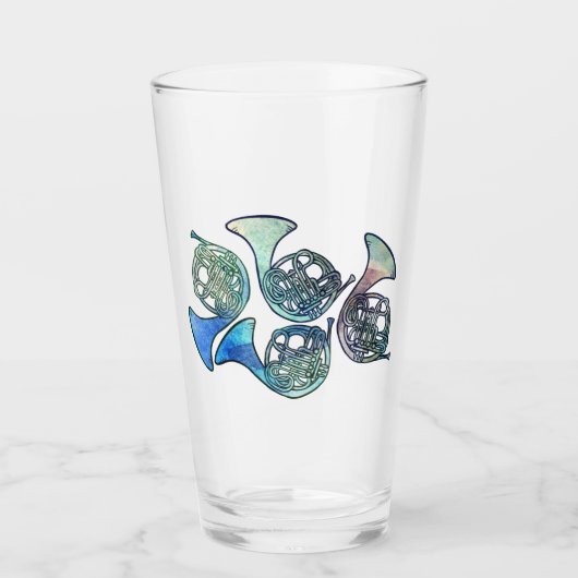 Franse Hoorn Band Klas                             Glas (Voorkant)