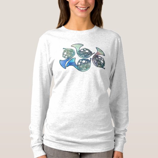Franse Hoorn Band Klasse T-shirt (Voorkant)