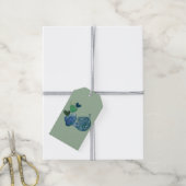 Franse hoorn band muziekles cadeaulabel (Met Touw)