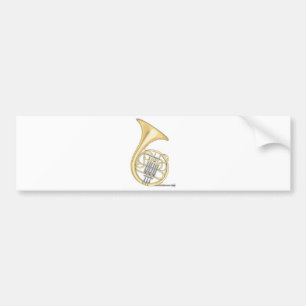 franse hoorn bumpersticker