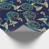 Franse hoorn cadeaupapier (Hoek)