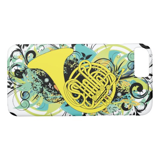 Franse hoorn Case-Mate iPhone case (Achterkant (Horizontaal))