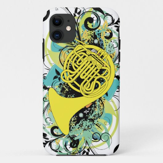 Franse hoorn Case-Mate iPhone case (Achterkant)