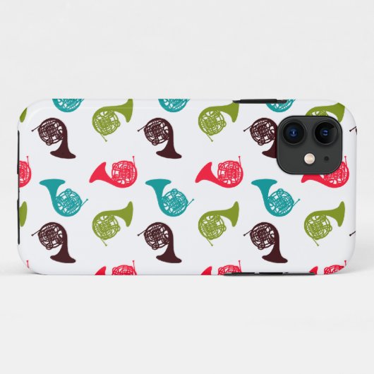 Franse hoorn Case-Mate iPhone case (Achterkant (horizontaal))