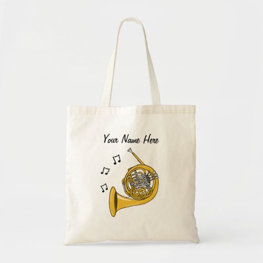 Franse Hoorn Custom Canvas tas Messing Muzikant Gi (Voorkant)